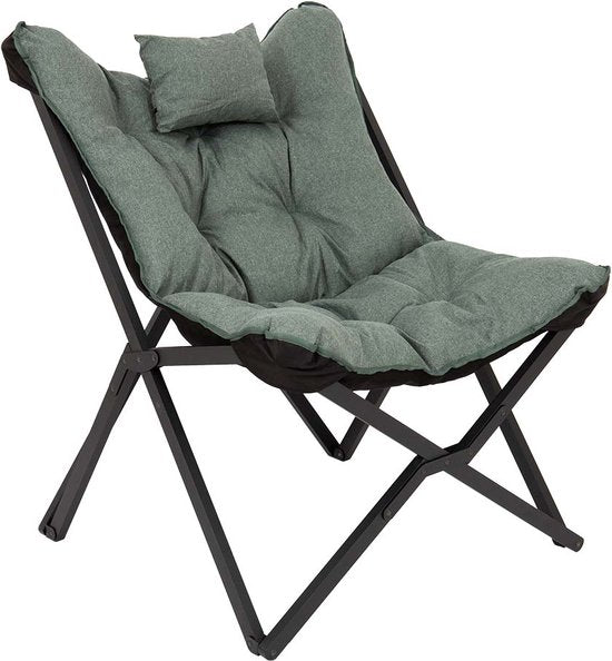 Bo-Camp - Industriel - Fauteuil relax - Brandon - Cationic - Vert