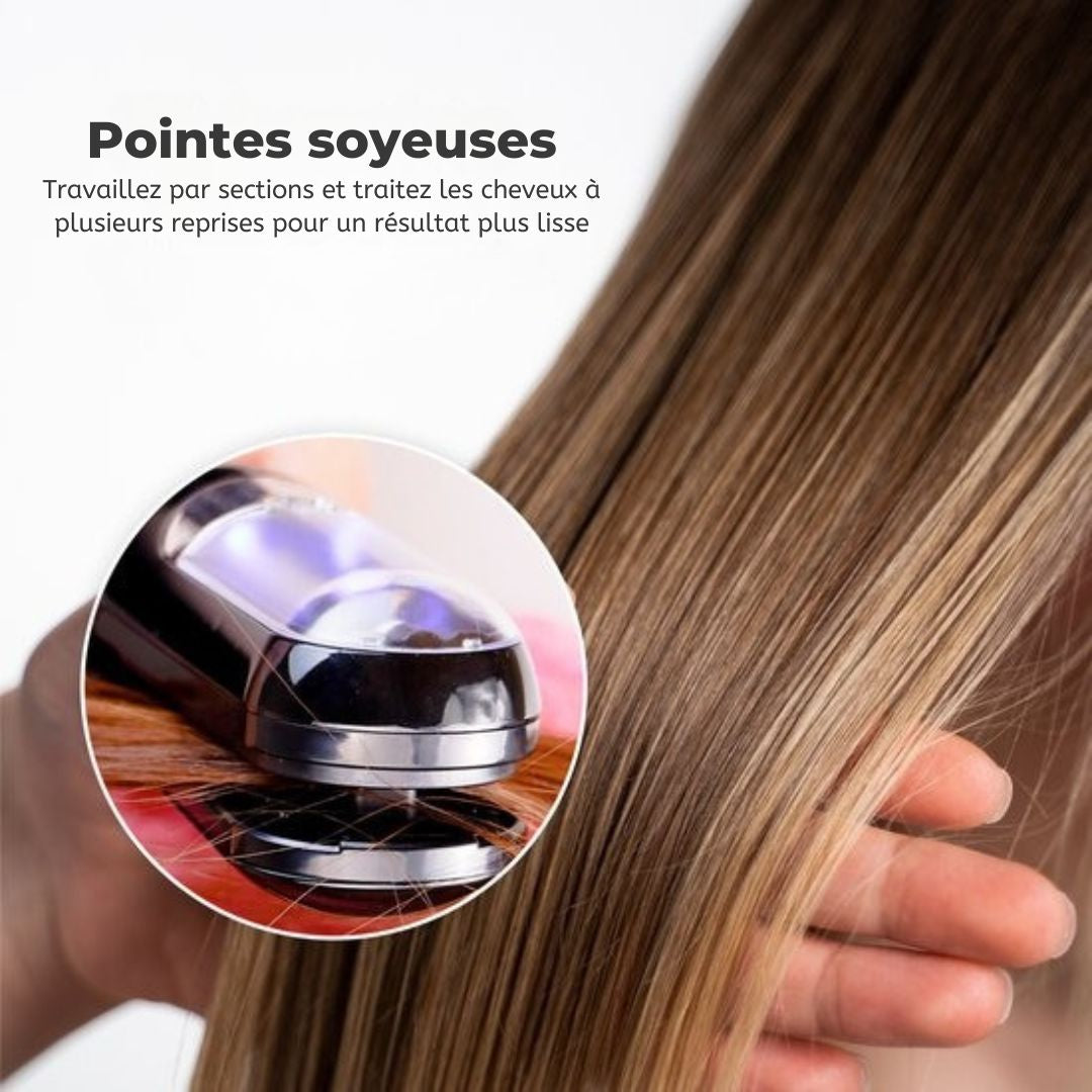 Tondeuse pour pointes fourchues - La Nou® - Inclut les accessoires - Noir
