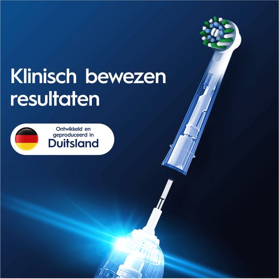Oral-B Cross Action Pro - Têtes de brosse - Avec la technologie CleanMaximiser - 10 pièces - Compatible avec les brosses à dents électriques