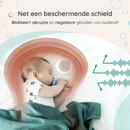 Numsy Mini Machine à Bruit Blanc Bébé - Machine à bruit blanc