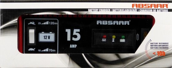 Chargeur de batterie Absaar 15A12V Norm/S