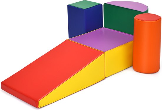 Costway Costway 5 pièces Blocs de construction en mousse pour enfants - colorés