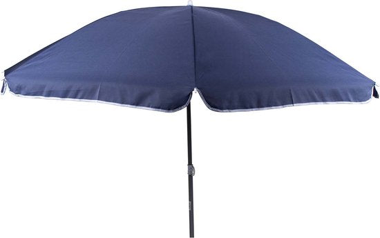 Bo-Camp - Parasol - Avec bras articulé - Ø 250 cm - Bleu