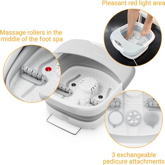 medisana FS 886 - Bain de pieds moussant pliable