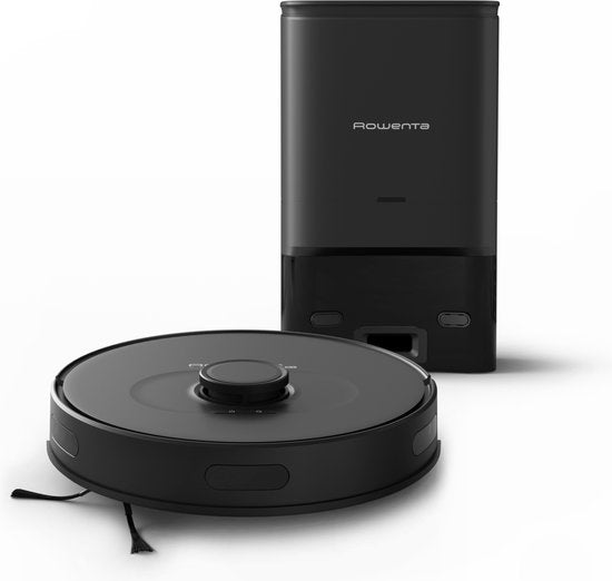 Rowenta X-Plorer Series 75S+ RR8585 - Aspirateur robot avec fonction serpillière - Station de déchargement automatique - Noir
