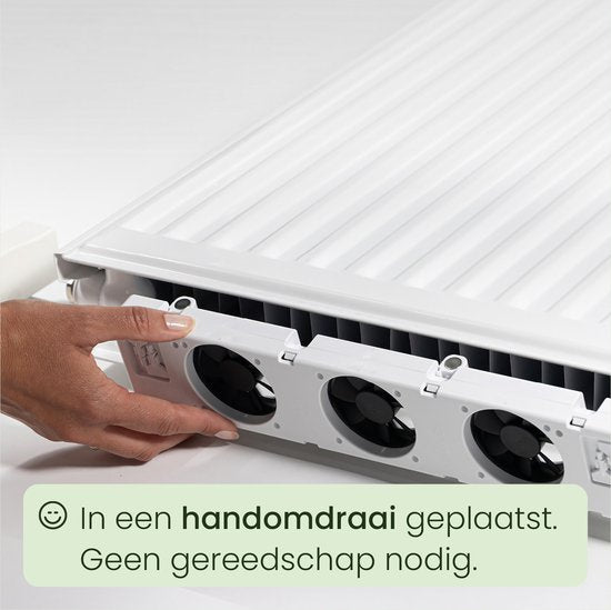 SpeedComfort Accélérateur de chaleur pour radiateur – lot de 2 - Réchauffement 2x plus rapide - Blanc
