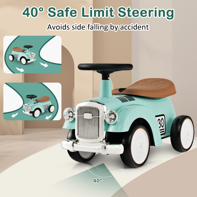 Coast Toy Car - Conduite sécurisée - PP - Max. 25Kg - 58 x 27 x 34 cm - Vert