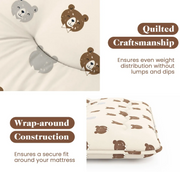 Comfortable Coast Futon Mattress 140 cm Beige - Matelas de sommeil Tatami pliable avec housse lavable