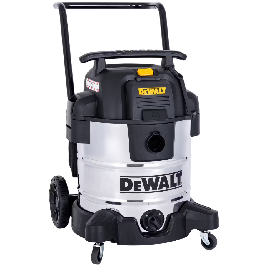 DeWalt aspirateur eau et poussière DXV50SPTA - 50 L avec accessoires - 1.300 W - acier inoxydable - branchement électrique - fonction soufflerie - 220-240 V