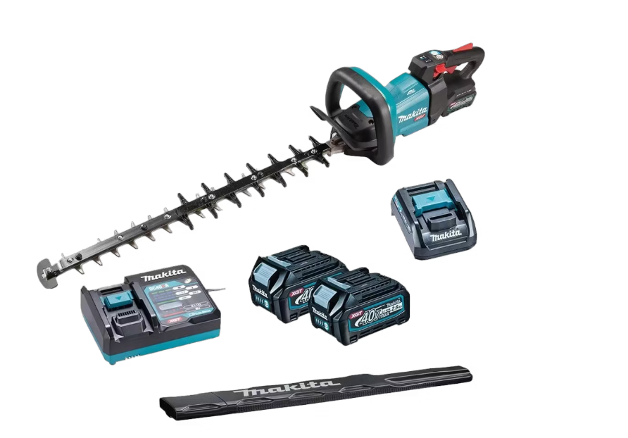 Makita 40V XGT Taille-haie sans balais 60 cm Vert/Noir - 2x 2.5Ah Battery - UH006GD202