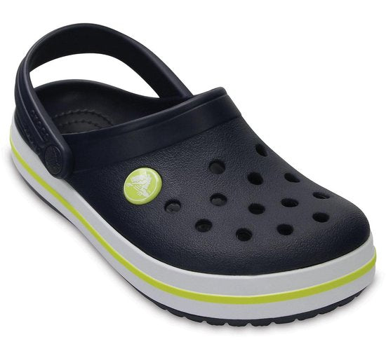 Chaussures Crocs sans lacets - Pointure 20/21 - Unisexe - bleu foncé/blanc/jaune