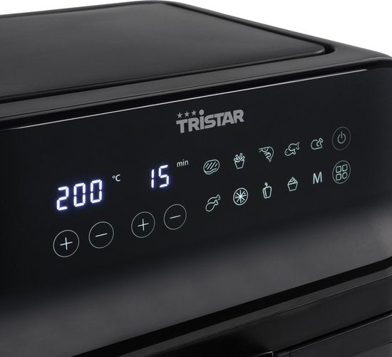 Tristar FR-9037 - Friteuse à air chaud XXL - 6,2 L - Avec hublot - 10 programmes de cuisson - Sans PFAS