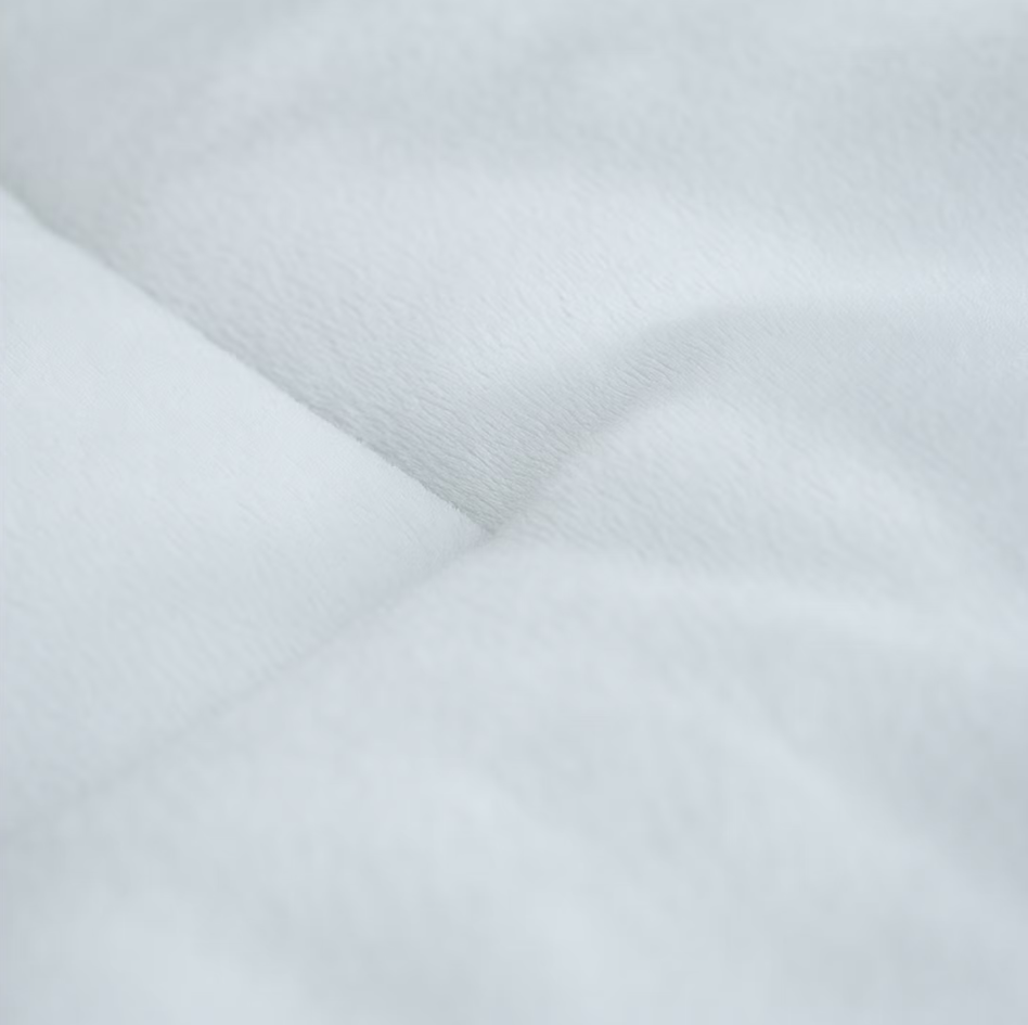 Surmatelas en laine polaire Zydante - 140 x 200 cm - Housse lavable