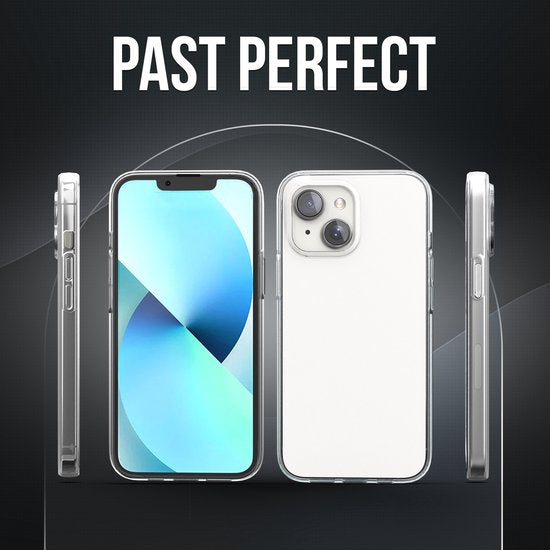 Etui Transparent pour Iphone 13 Etui Transparent et Protecteur d'Ecran Verre Protecteur