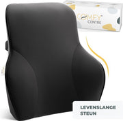 COMFYCENTRE® Support dorsal ergonomique XL pour voiture et chaise de bureau - Coussin pour le bas du dos et les épaules - Support lombaire pour voiture - Supports dorsaux - Mousse à mémoire de forme - Une meilleure assise