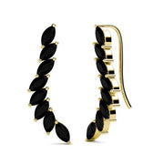Boucles d'oreilles pour femmes - Yolora - Cristaux Kalpa Camaka - Or