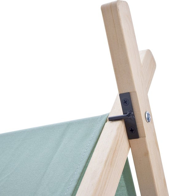 Sunny Como Play Tent Green - Tente Wigwam Tipi pour enfants - Poteaux en bois FSC - 123x106x107cm