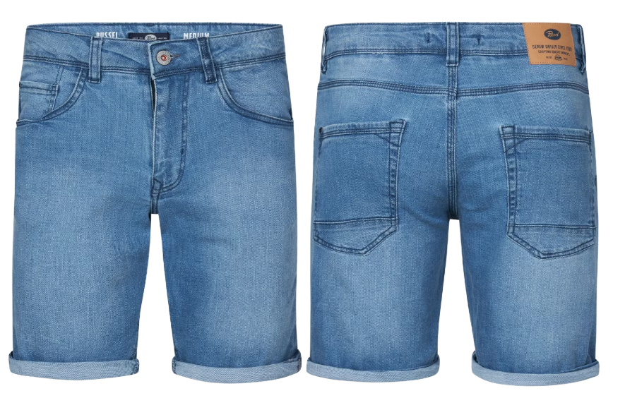 Petrol Industries Russel Denim Shorts - Medium Vintage - Taille XXXL - Shorts pour hommes