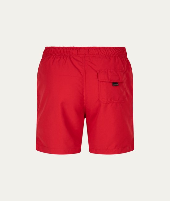 Maillot de bain Undiemeister pour homme - Séchage rapide - Poches zippées - 100 % polyester recyclé - Fiery Sunrise (rouge) - Taille L