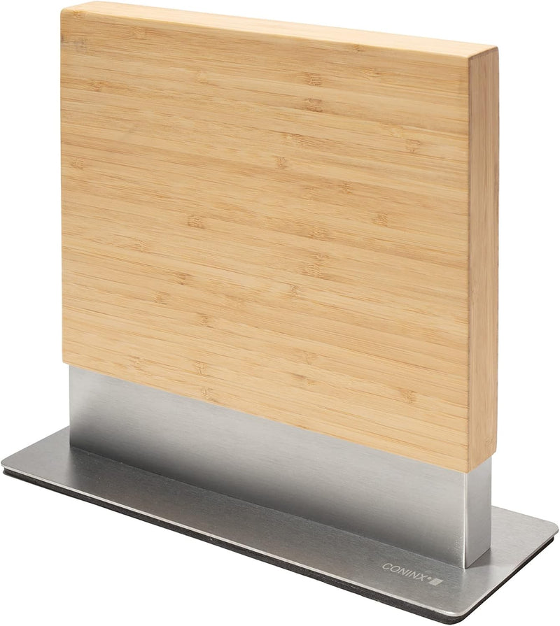 Bloc à couteaux magnétique double face Coninx - Bambou - Vertical