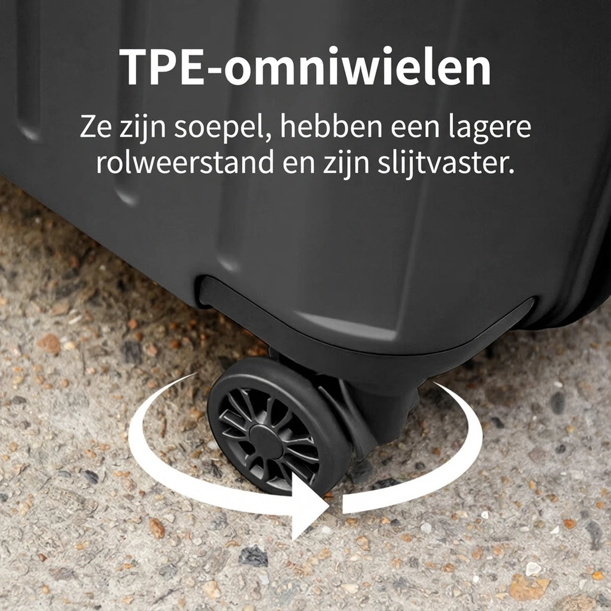 Ensemble de valises Ochama 3 pièces - 20, 24 et 28 pouces - Coque rigide en PP - Roulettes pivotantes en TPE - Serrure à combinaison - Blanc/Crème