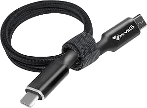 Câble de recharge pour vélo électrique Mivelo compatible avec Bosch Intuvia, Kiox et Nyon (ancienne génération) - Micro-USB vers USB-C