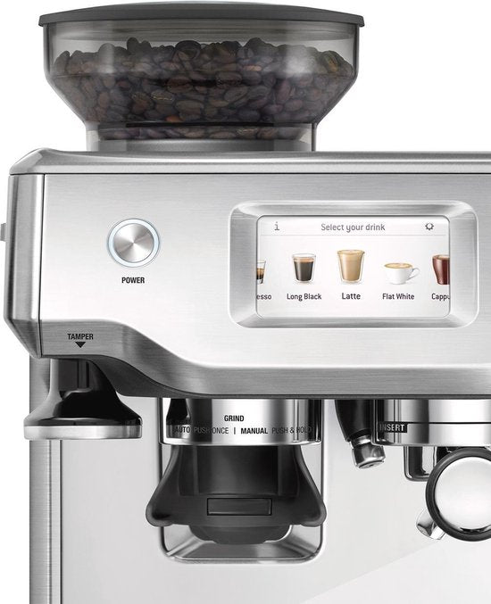 Sage la machine à piston Barista Touch™ Brushed en acier inoxydable