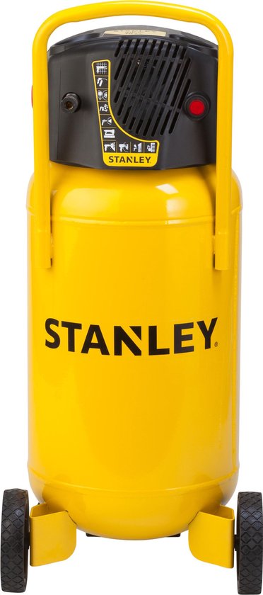 Stanley – Compresseur d'air D230/10/50V – 10 bars – Sans huile, capacité du réservoir : 50 L