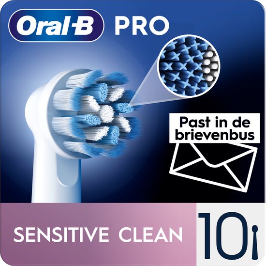 Têtes de brosse Oral-B Sensitive Clean Pro - 10 pièces - Emballage pouvant être déposé dans la boîte aux lettres