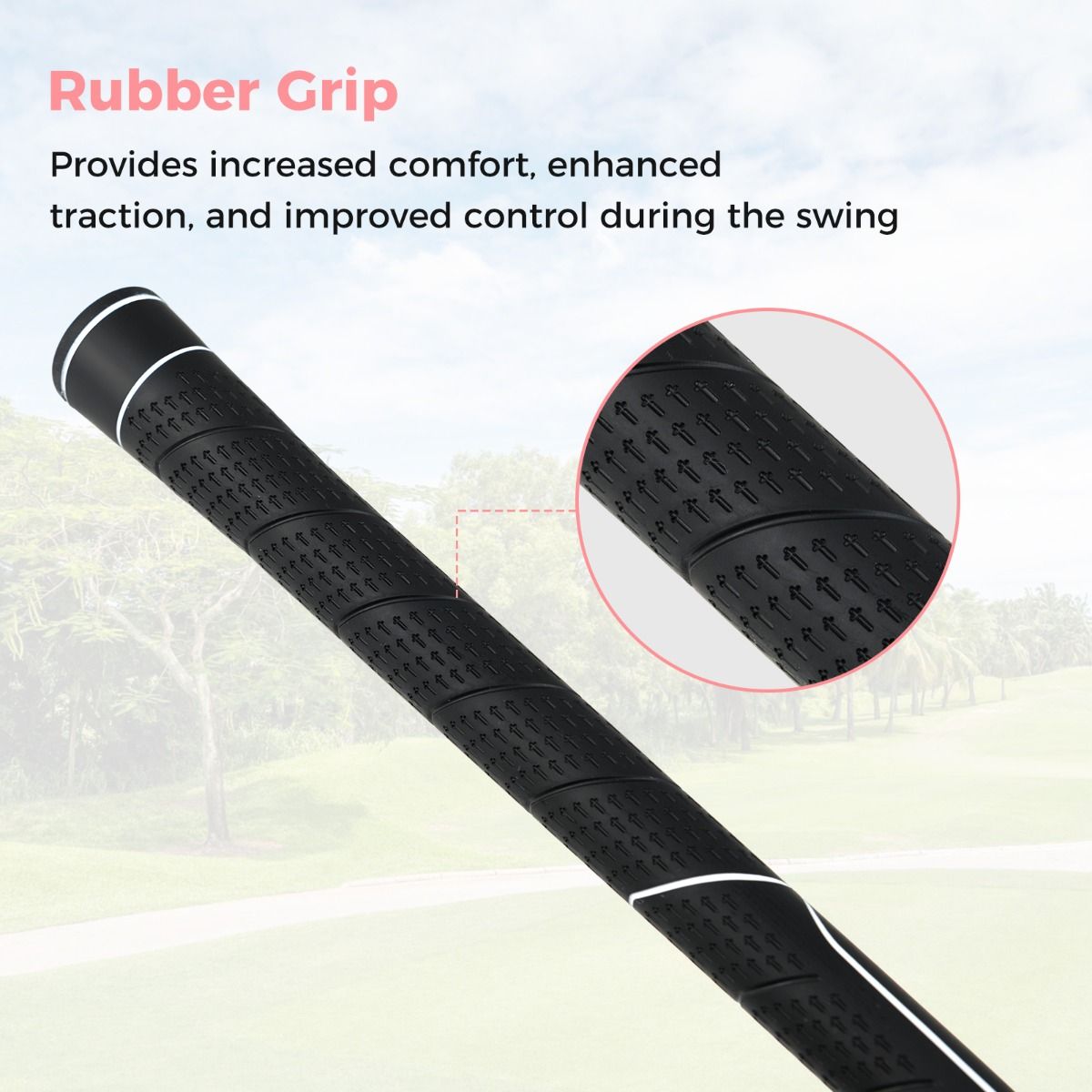 Driver de golf Coast pour femmes - Tête de club en aluminium de 460 cc - Manche en graphite - Noir et argent