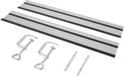 VONROC Jeu de rails de guidage pour mini-scies circulaires et plongeantes - 2x500mm (1000mm au total) - 2 pièces - Pour S_CS503AC