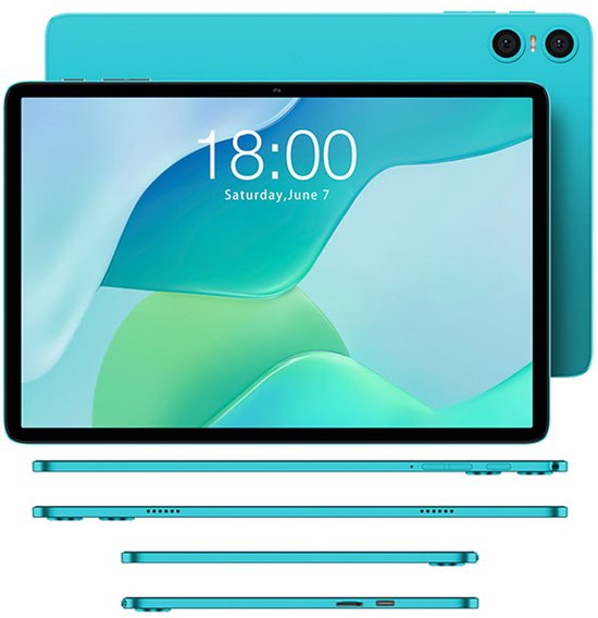 Tablette Teclast P33 Allwinner 64 Go 25,6 cm (10,1") 9 Go Wi-Fi 6 (802.11ax) Android 15 Bleu