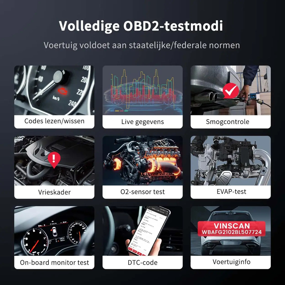 Scanner OBD2 MUCAR BT200 Pro avec Bluetooth, diagnostics complets du système gratuits à vie, 15 services de réinitialisation (1 an gratuit), fonctions OBD2 complètes, compatible avec plus de 128 marques de voitures, pour iOS et Android