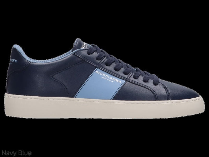 Baskets Scotch & Soda Ton Stripe - Bleu marine - Homme - Taille 44