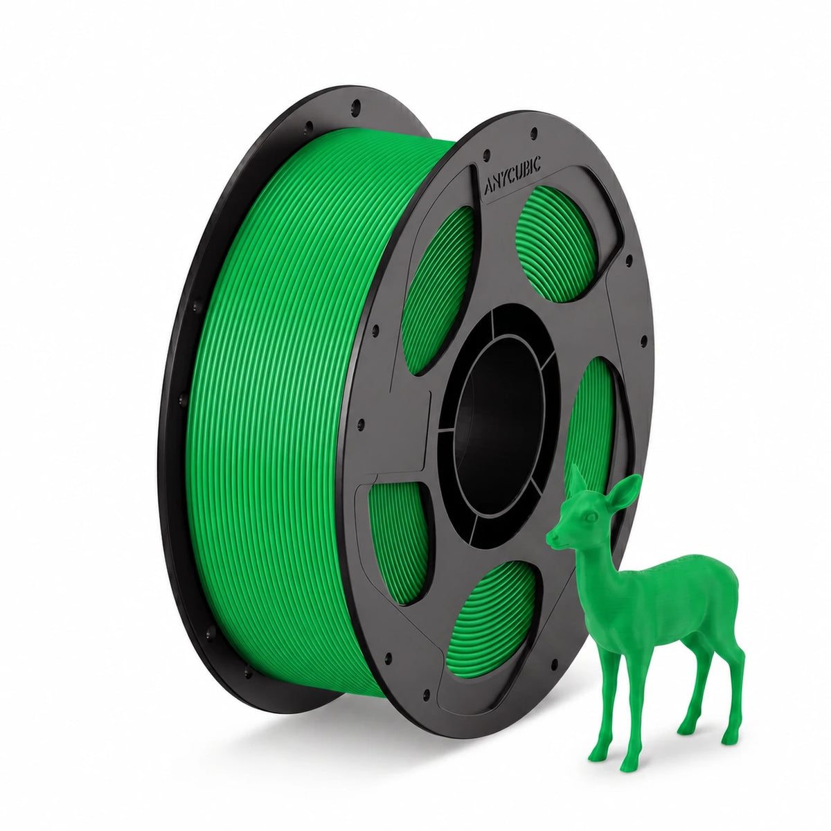 Filament PETG JOYBUY x Anycubic - 1 kg - Vert - Résistant aux chocs et à l'eau - Pour imprimantes 3D