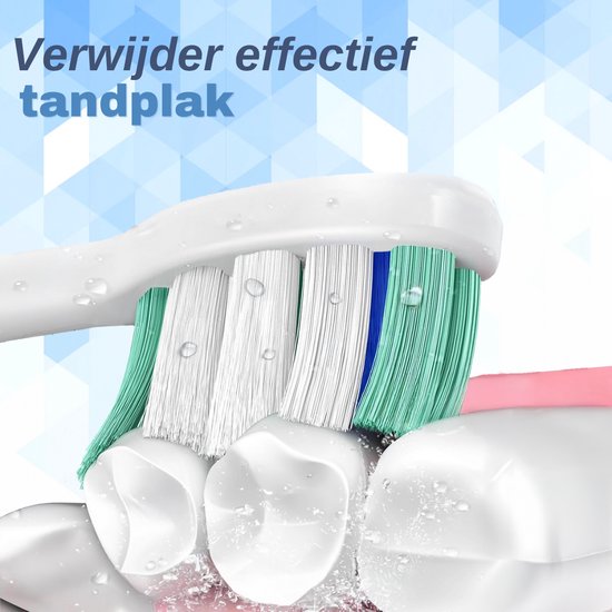 VAIVE Set de têtes de brosse à dents - 6 pièces - Sonic Wave Precision X8900 - Blanc
