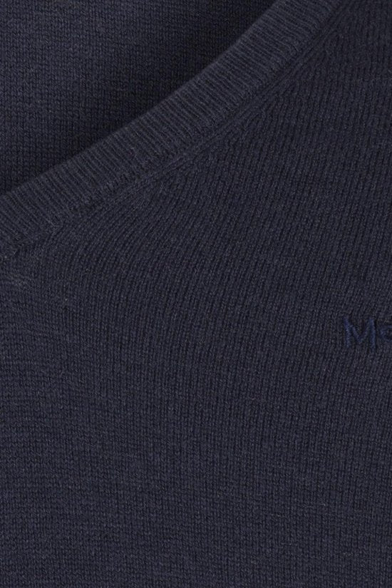 McGregor Sweater V Neck Sweater Mm999 1201 01 2100 Navy Blue Hommes Taille - S