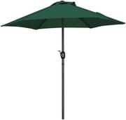Parasol de jardin Yaheetech 222,5 cm - Inclinable - Avec manivelle - Polyester - Imperméable