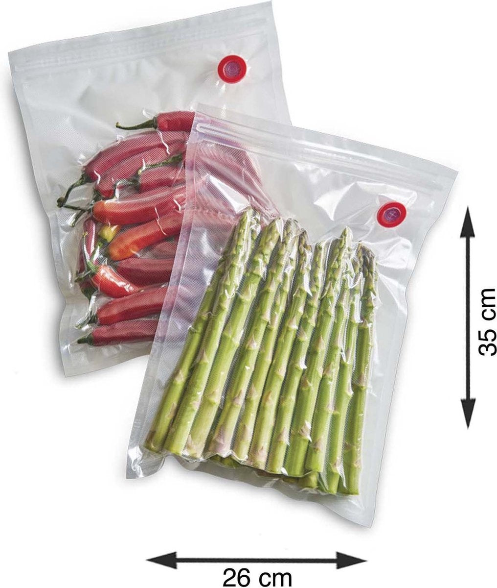 Sacs sous vide Solis Ziplock - 26 x 35 cm - Sacs sous vide - 10 pièces