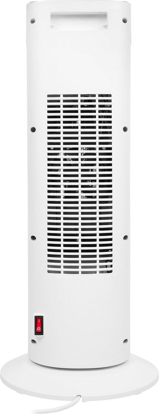 Radiateur électrique Tristar KA-5098 - Radiateur à tour en céramique - Télécommande - Convient pour 25 m² - Radiateur soufflant - Blanc