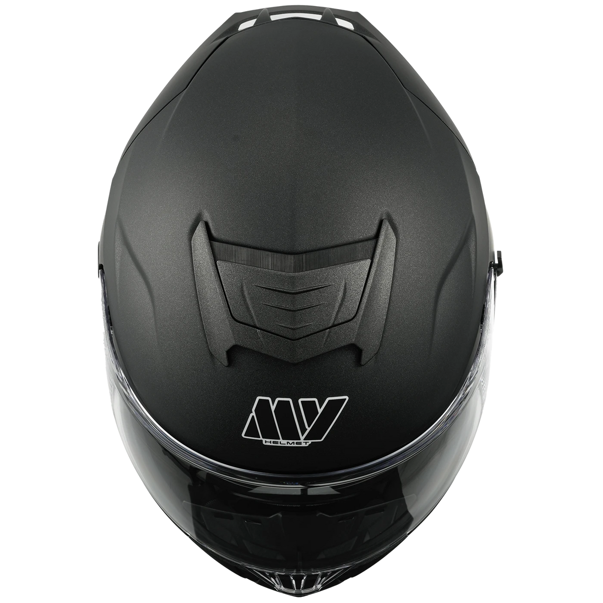 Casque de moto modulable MY 936 - Titane mat - Taille L (59-60 cm) - Homologué ECE, visière pare-soleil