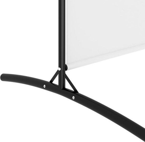 vidaXL - Paravent - avec - 4 - panneaux - 698 x 180 - cm - tissu - blanc