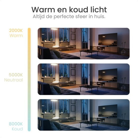 Gologi Smart Ceiling Lamp Black - Plafonniers - LED RGB - Industriel - Plafonnier - Chambre à coucher et salon - Plafonnier noir - 30cm