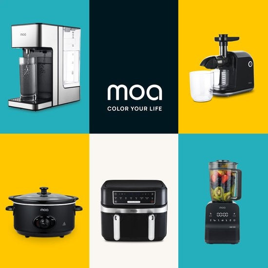 Mijoteuse MOA - 3.5 litres - Bac intérieur en céramique - Noir - SC35B