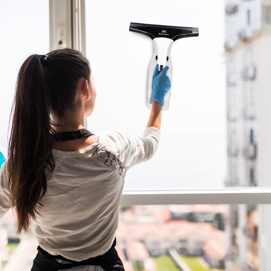 Nettoyeur de vitres électrique - Motionflow - avec vaporisateur  - Rechargeable