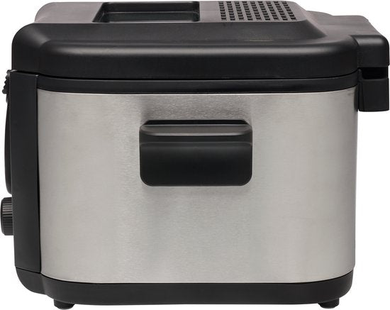 Friteuse Tristar 2,5 litres - FR-6878 - Friteuse 1 600 W - Poignée rabattable - Noir
