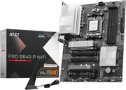 MSI PRO B840-P WIFI - Carte mère ATX - Socket AM5 - AMD B840 - DDR5 - Realtek 7.1 - Wi-Fi 7 - LAN 2,5 Gb