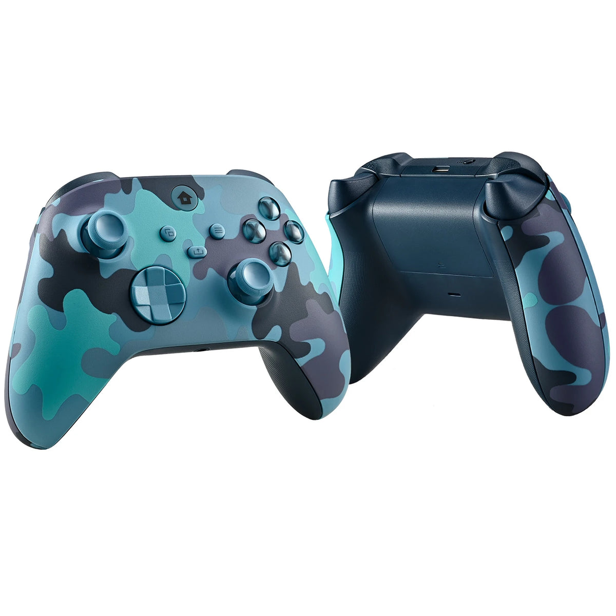 Manette de jeu sans fil Rexsun WR007 - Bleu camouflage - 2,4 GHz, Xbox One/PC, fonction de vibration