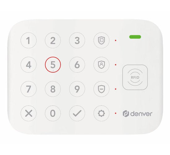Système d'alarme sans fil Denver - Smart Home - Tuya - Sécurité Maison Camper Caravane Bateau - SHA220