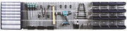 Panneau à outils Raaco - Avec commode, bacs et crochets - 42 pièces